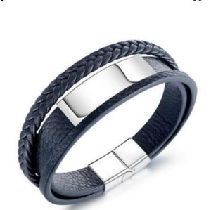 🌿🔥 Men's Leather Bracelet 🌿